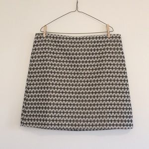 Loft Outlet - metallic woven mini skirt